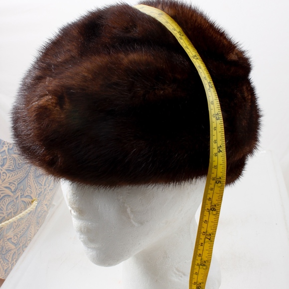Vintage Mink Cap by Lora main image 4